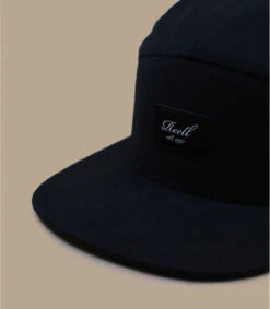 Reell 5 Panel Nylon Black -Mode Chapeaux Magasin 5 panel nylon black 2