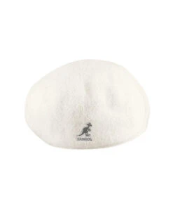 Kangol 504 Wool Blanc -Mode Chapeaux Magasin 504 wool blancKangol20Beret2050420blanc