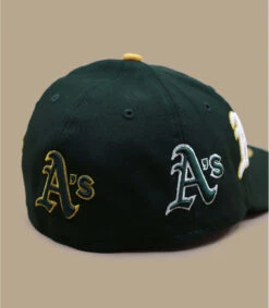 NEW ERA All Over Logo 5950 Low Profile Athletics -Mode Chapeaux Magasin all over logo 5950 low profile athletics 4