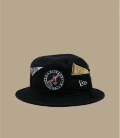 NEW ERA All Over Patch Bucket Black -Mode Chapeaux Magasin all over patch bucket black 2