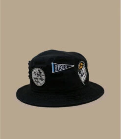 NEW ERA All Over Patch Bucket Black -Mode Chapeaux Magasin all over patch bucket black 4