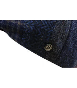 Angelo Patchwork Bleu -Mode Chapeaux Magasin angelo patchwork bleugavroche20laine20rayures20bleu