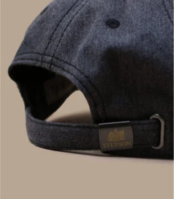 Stetson Baseball Cap Cotton Melange Dark Grey -Mode Chapeaux Magasin baseball cap cotton melange dark grey 4