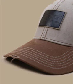 Stetson Baseball Cap Leather Patch Vintage Distressed -Mode Chapeaux Magasin baseball cap leather patch vintage distressed 2