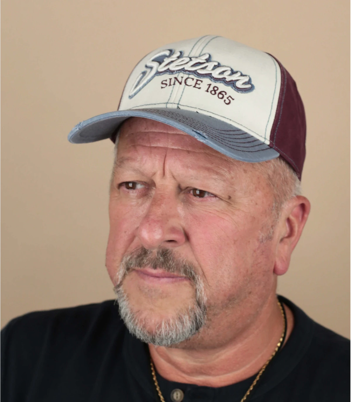 Stetson Baseball Cap Vintage Distressed 1 Stetson Baseball Cap Vintage Distressed