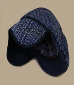 Baxter Earflap Grey Blue -Mode Chapeaux Magasin baxter earflap grey blue 4