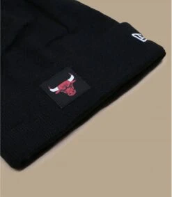 NEW ERA Beanie Team Cuff Bulls Black -Mode Chapeaux Magasin beanie team cuff bulls black 1