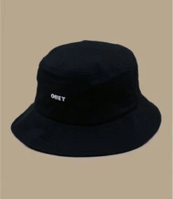 OBEY Bold Twill Bucket Black