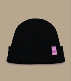 Bonnet Ahoy Black Pink. Eco & Fabriqué En France