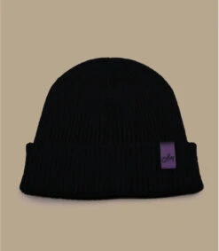 Bonnet Ahoy Black Purple. Eco & Fabriqué En France