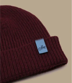 Bonnet Ahoy Burgundy Blue. Eco & Fabriqué En France -Mode Chapeaux Magasin bonnet ahoy burgundy blue eco fabrique en france 1