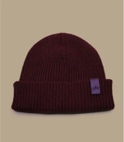 Bonnet Ahoy Burgundy Purple. Eco & Fabriqué En France