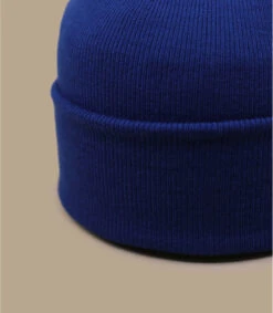 Bonnet Blank Recyclé Bleu Royal -Mode Chapeaux Magasin bonnet blank recycle bleu royal 1