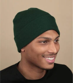 Bonnet Blank Recyclé Vert Bouteille