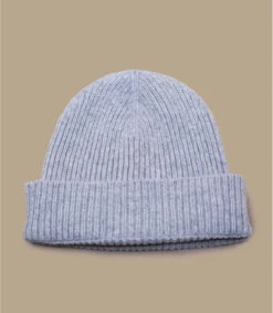 Bonnet Fabriqué En France Laine Recyclée Gris -Mode Chapeaux Magasin bonnet fabrique en france laine recyclee gris 1