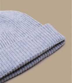 Bonnet Fabriqué En France Laine Recyclée Gris -Mode Chapeaux Magasin bonnet fabrique en france laine recyclee gris 2