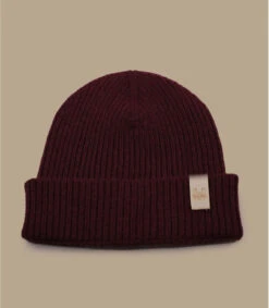 Bonnet Ocean Legend Burgundy Beige. Eco & Fabriqué En France