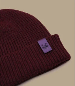 Bonnet Ocean Legend Burgundy Purple. Eco & Fabriqué En France -Mode Chapeaux Magasin bonnet ocean legend burgundy purple eco fabrique en france 1