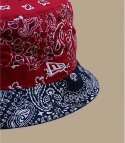 NEW ERA Bucket Paisley Scarlet -Mode Chapeaux Magasin bucket paisley scarlet 2