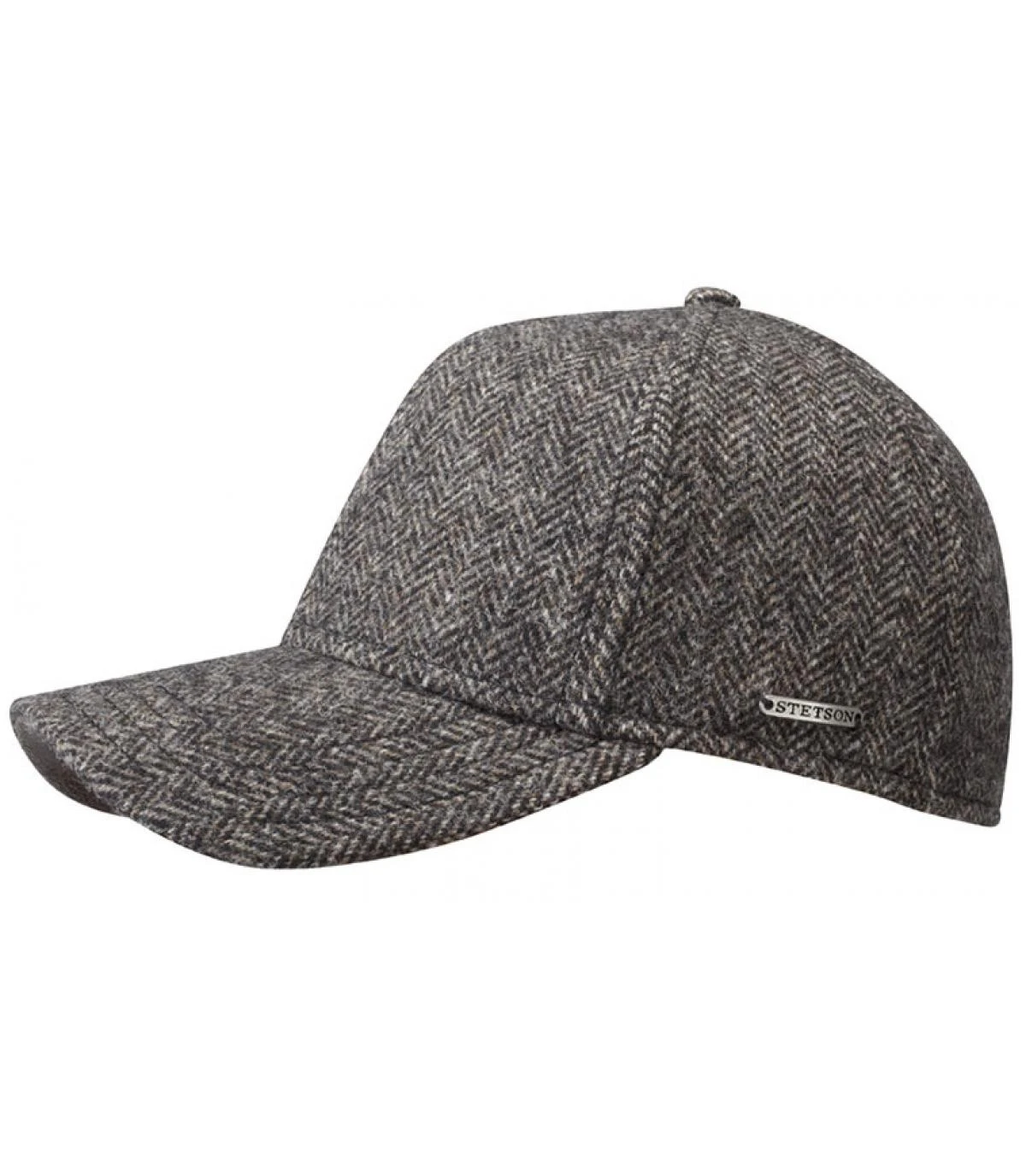 Stetson California Plano Woolrich Gris Foncé 2 Stetson California Plano Woolrich Gris Foncé – Image 2