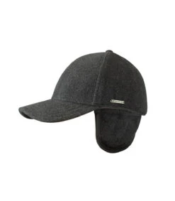 Stetson California Vaby Lined EF Antracite -Mode Chapeaux Magasin california vaby lined ef antraciteStetson20Casquette20baseball20laine20et20cach