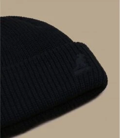 Kangol Cardinal 2 Way Beanie Black -Mode Chapeaux Magasin cardinal 2 way beanie black 2