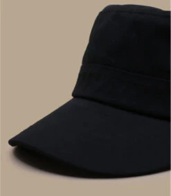 OXBOW Casquette Army Cap Elisama Black -Mode Chapeaux Magasin casquette army cap elisama black 2