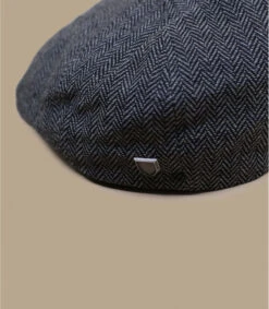 Brixton Brood Grey Black Herringbone -Mode Chapeaux Magasin casquette brood grey 1