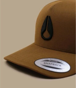 NIXON Casquette Deep Down Athletic Snapback Brown Black -Mode Chapeaux Magasin casquette deep down athletic snapback brown black 2