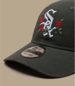 NEW ERA Casquette Flower 940 Sox Olive -Mode Chapeaux Magasin casquette flower 940 sox olive 2
