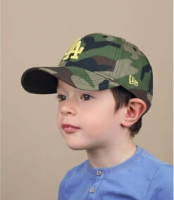 NEW ERA Casquette Kids All Over Camo 940 LA Woodland Leomon