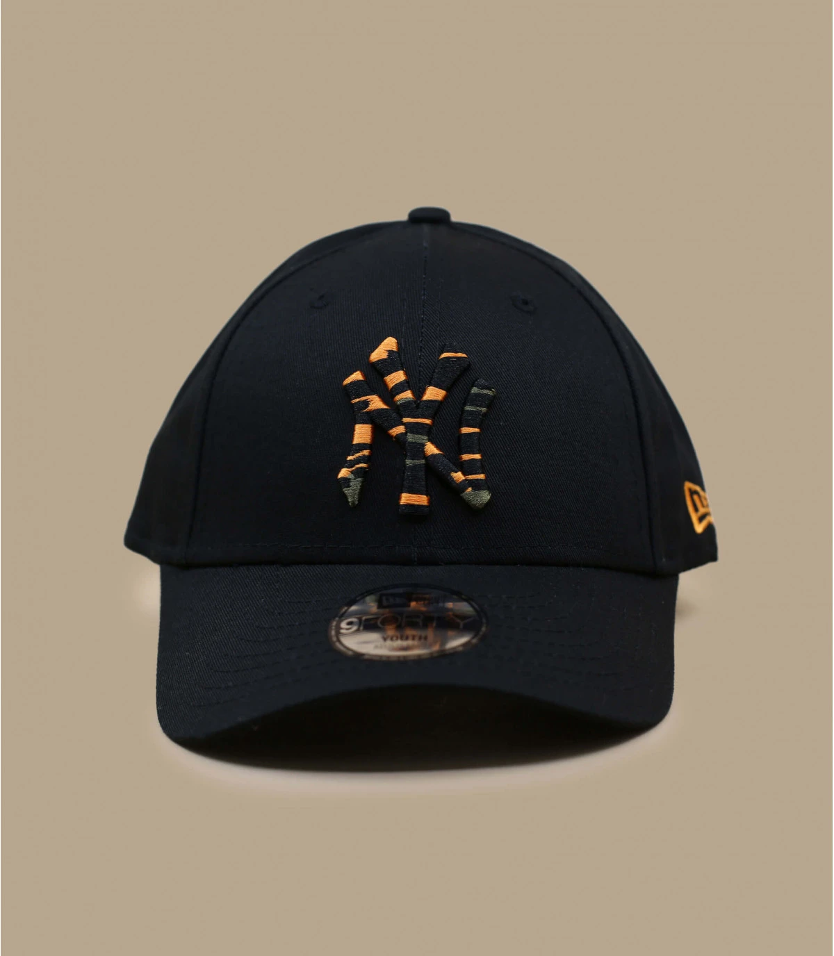 NEW ERA Casquette Kids Wild Camo 940 NY Black Orange 2 NEW ERA Casquette Kids Wild Camo 940 NY Black Orange – Image 2