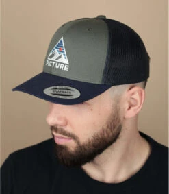 Picture Casquette Kuldo Trucker Green Spray