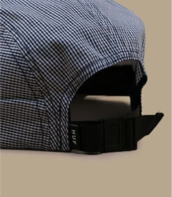 HUF Casquette Micro Gngham Logo Volley Navy -Mode Chapeaux Magasin casquette micro gngham logo volley navy 4