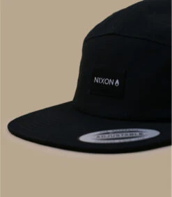 NIXON Casquette Mikey 5 Panel Black -Mode Chapeaux Magasin casquette mikey 5 panel black 2