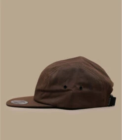 NIXON Casquette Mikey 5 Panel Brown -Mode Chapeaux Magasin casquette mikey 5 panel brown 3