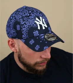 NEW ERA Casquette Paisley Print 940 NY Navy