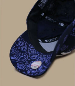 NEW ERA Casquette Paisley Print 940 NY Navy -Mode Chapeaux Magasin casquette paisley print 940 ny navy 5