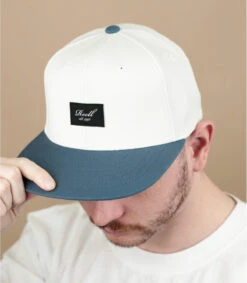 Reell Casquette Pitchout Off White Blue