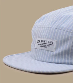 Casquette Stripe 5 Panel Blue -Mode Chapeaux Magasin casquette stripe 5 panel blue 2
