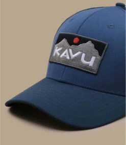KAVU Casquette Trucker Above Standard Vintage Blue -Mode Chapeaux Magasin casquette trucker above standard vintage blue 2