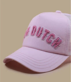 Von Dutch Casquette Trucker Chenille Logo Pink