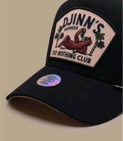 Casquette Trucker HFT DNC Sloth Black -Mode Chapeaux Magasin casquette trucker hft dnc sloth black 2