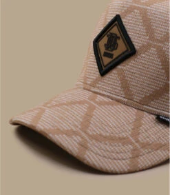 Casquette Trucker HFT Fendo Lookalike Khaki -Mode Chapeaux Magasin casquette trucker hft fendo lookalike khaki 2