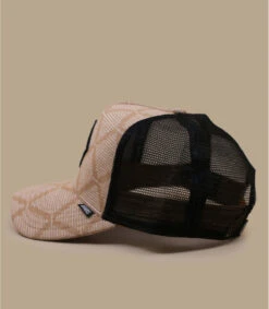 Casquette Trucker HFT Fendo Lookalike Khaki -Mode Chapeaux Magasin casquette trucker hft fendo lookalike khaki 3