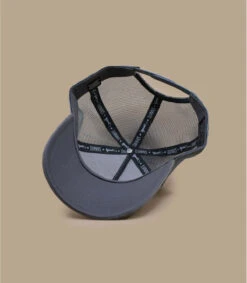 Casquette Trucker HFT Fine Herringbone Grey -Mode Chapeaux Magasin casquette trucker hft fine herringbone grey 5