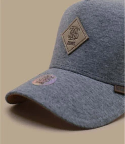 Casquette Trucker HFT Jersey Patch Grey Heather -Mode Chapeaux Magasin casquette trucker hft jersey patch grey heather 2