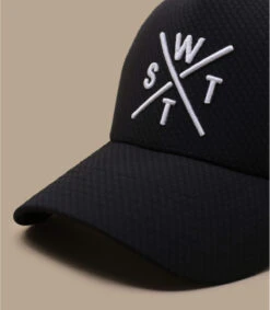 WATTS Casquette Trucker Tribe Carbone Full Black -Mode Chapeaux Magasin casquette trucker tribe carbone full black 2