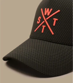 WATTS Casquette Trucker Tribe Kaki Carbone -Mode Chapeaux Magasin casquette trucker tribe kaki carbone 2