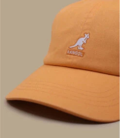 Kangol Casquette Washed Baseball Papaya Milk -Mode Chapeaux Magasin casquette washed baseball papaya milk 2